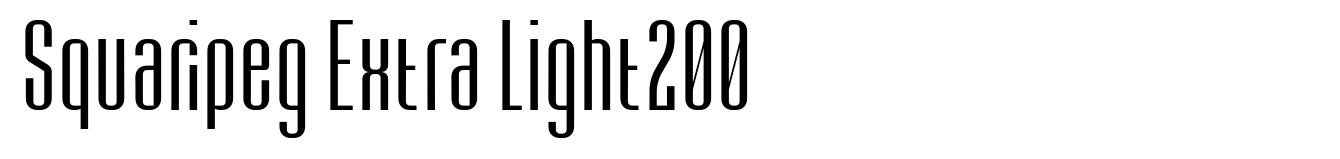 Squaripeg Extra Light200